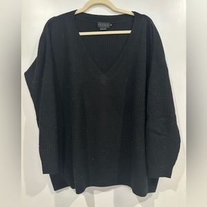 Hatch v neck sweater